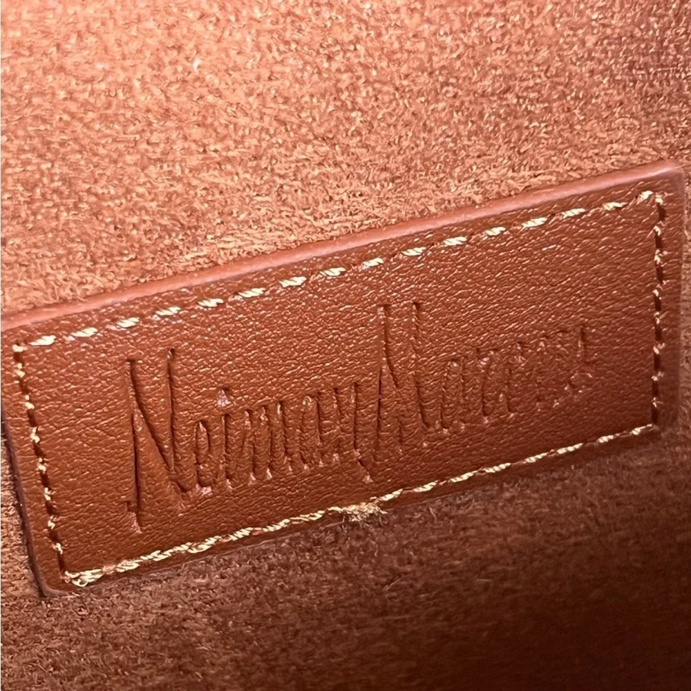Neiman Marcus Brown Hobo Genuine Leather Shoulder Bag